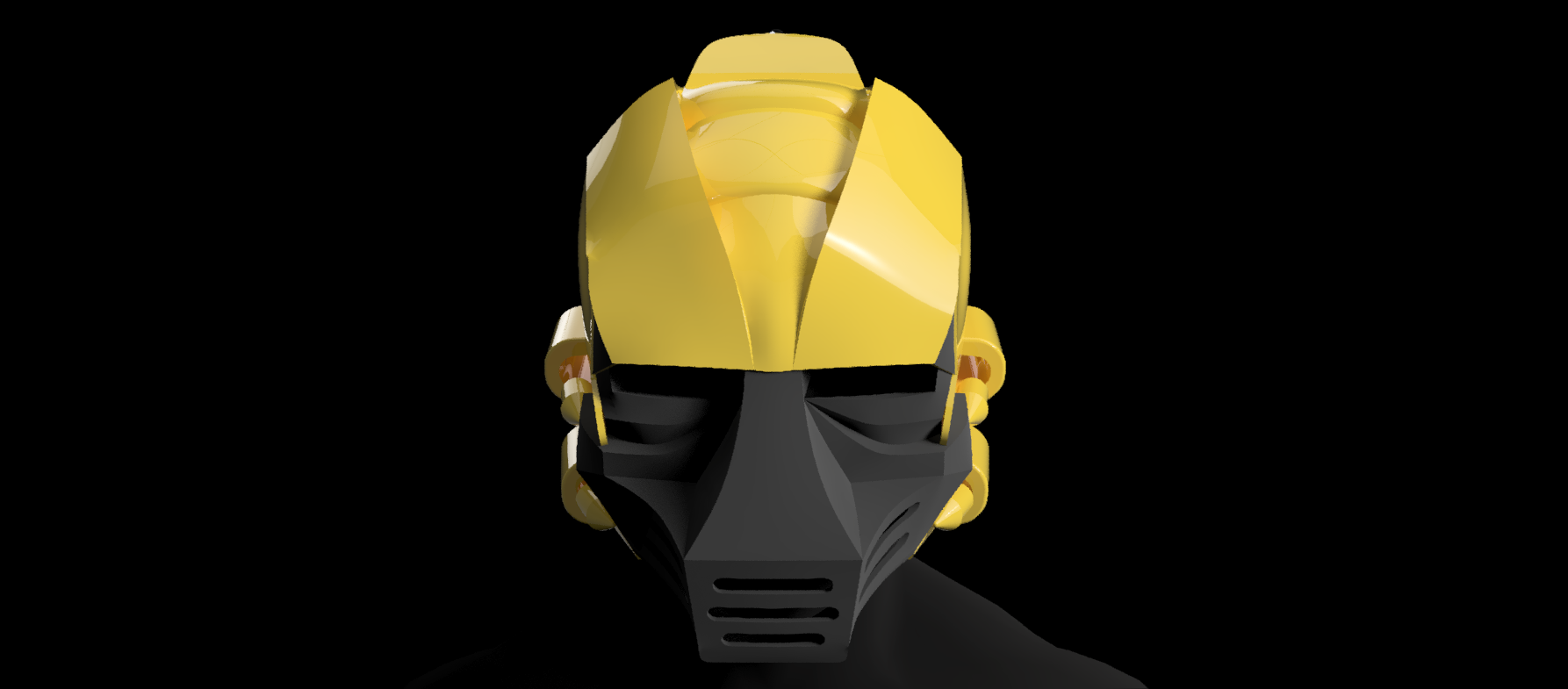 cyrax setor fumaça mortal kombat cosplay capacete videogames aniquilação armaduras 3d modelo jogos 3D print model - Mito3D