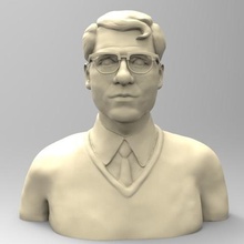 cyril figgis art archer series animation isis bust secret-agent 3d print model - Mito3D