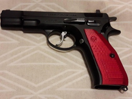 cz75 grips pistol grip handle cz gun 3d print model - Mito3D