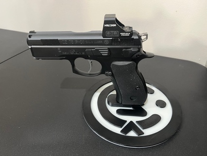cz 75 compact stand 3d print model - Mito3D
