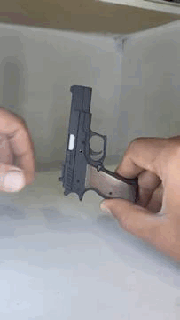 cz 75 gun cz75 gun pistol toy  3d print model - Mito3D