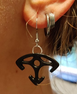 cz earring earring  3d print model - Mito3D