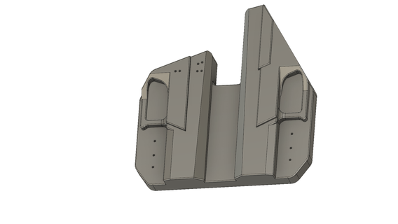 cz p10c iwb trim jig kydex holster mold p10 c gun 3d print model - Mito3D