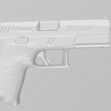 cz p10c real size scan 3d print model - Mito3D