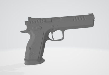 cz 2 Real Größe Werkzeuge kydex Schimmel Pistole 3d print model - Mito3D