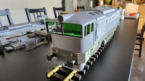 tchèque locomotive séries 754 Braille échelle lgb piko éperon 45mm chat jardin train 3d print model - Mito3D