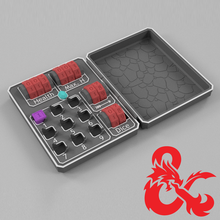 d&d - dice utility box 3d print model - Mito3D
