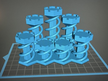 d&d dice display stand Game dungeons and dragons dnd ttrpg tabletop 3d print model - Mito3D