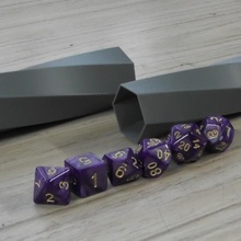 d&d dice spiral tube home containers 3d print model - Mito3D