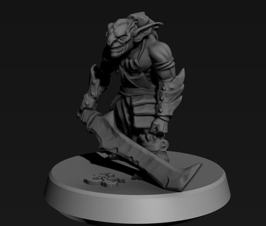 d&d goblin Game dnd dungeons and dragons 3d print model - Mito3D