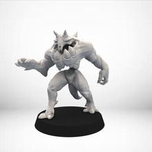d&d golem em miniatura pose de 1 jogo masmorras dragões warhammer monstro 3d print model - Mito3D
