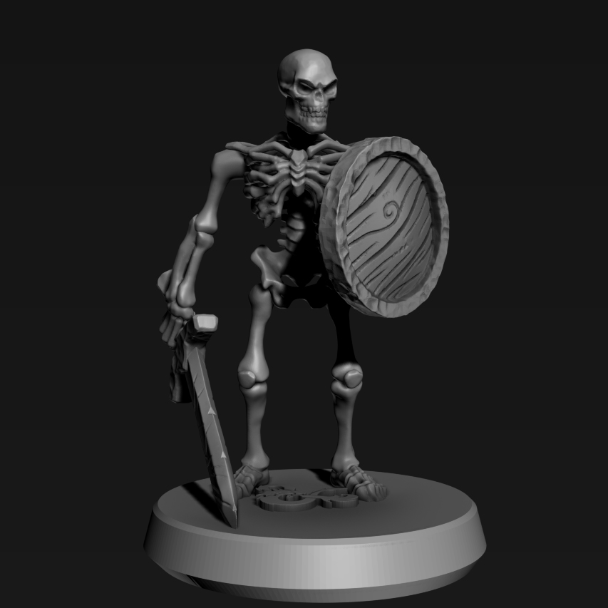 d esqueleto jogos dnd 3D print model - Mito3D