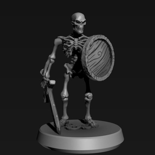 d&d skeleton Game dnd 3d print model - Mito3D