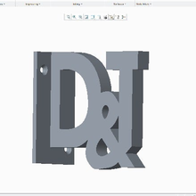 d&t shelf support design technology bracket organization 3d print model - Mito3D