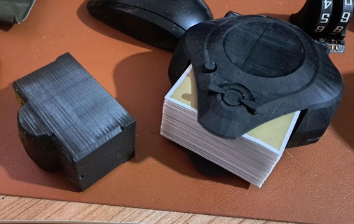 d ark digivice Digimon cartão jogos coberta caixa 3d print model - Mito3D