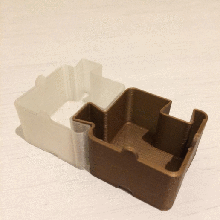 d-box home puzzle dashtech stackable box 3d print model - Mito3D