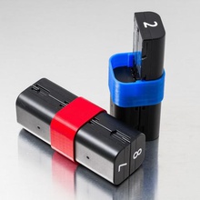 d-li90 battery tube gadget camera pentax holder 3d print model - Mito3D