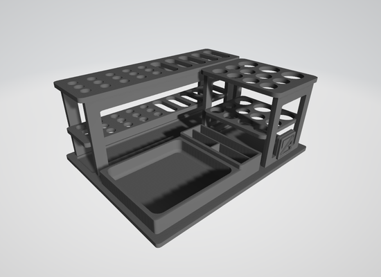 d a09 organizador universal herramientas tamiya modelismo pegamento maqueta miniatura colina baja 3d print model - Mito3D