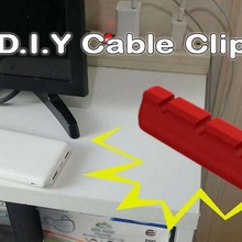 diy cable clip phone charger 3d print model - Mito3D