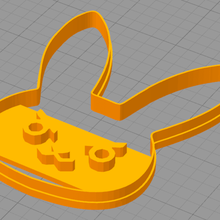 dva logotipo de cortador la galleta casa supervisión juego twitch cocina cookie 3d print model - Mito3D