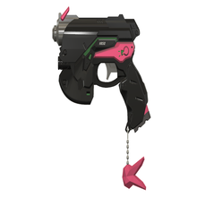 dva pistol working trigger clip hollow lighting - improved details cosplay gun hana song overwatch costume 3d print model - Mito3D