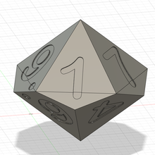 d10 forma dado scatola gadget dnd morire Conservazione 3d print model - Mito3D