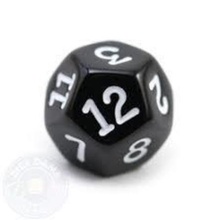 d12 dice game d&d 12 sided 3d print model - Mito3D
