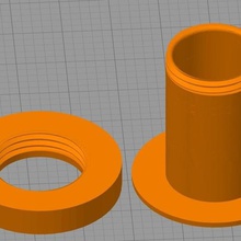 d3d sigma spool reuser tool filament refill reuse clamp 3d print model - Mito3D