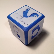d3d stratomaker morir varios cubo concurso impresora 3d print model - Mito3D
