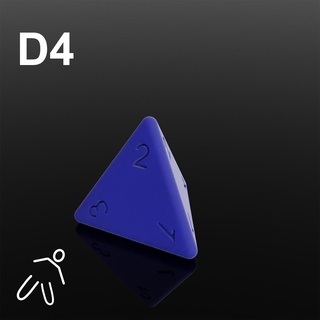 d4 Würfel 3d print model - Mito3D