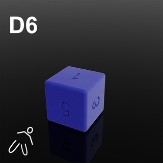d6 Würfel 3d print model - Mito3D