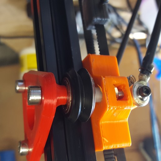 d810 carriage back tool delta zonestar 3d printer parts 3D print model - Mito3D