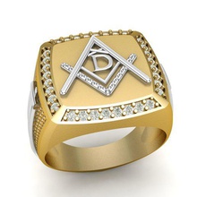 d - letra de el anillo sellar la joyería carta alfabetos singet signetring diamante oro plata platino zbrush letras 3dprintable imprimible cnc joya jewells señores los anillos 3d print model - Mito3D