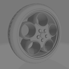 da3d 156 16v llanta cerchio ruota rueda pneumatico messa punto giocattolo pressofuso 1 43 alfa romeo gemello scintilla quadrifoglio 3d print model - Mito3D
