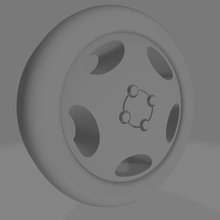 da3d calibra 16v cerchio ruota Tirare messa punto giocattolo pressofuso 1 43 opel chevrolet 3d print model - Mito3D