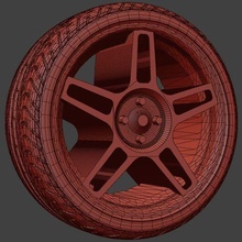 da3d cordoba cupra seat lion ibiza rim wheel cover tires rims wheels tuning 1/43 toys 3d print model - Mito3D