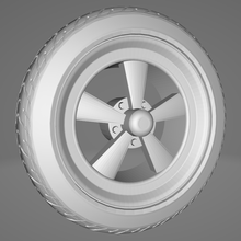 da3d cragar llanta tapallanta rim wheel tire tuning 1 43 toy diecast 3d print model - Mito3D