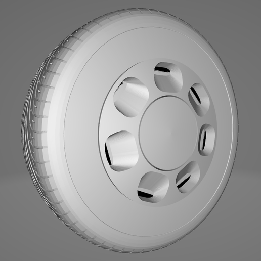 da3d escort 90 ford tapallanta cover rim wheel pull tuning toy diecast 1 43 3D print model - Mito3D