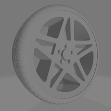 da3d flowfactor rim wheel pull tuning toy diecast 1 43 rochester 3d print model - Mito3D
