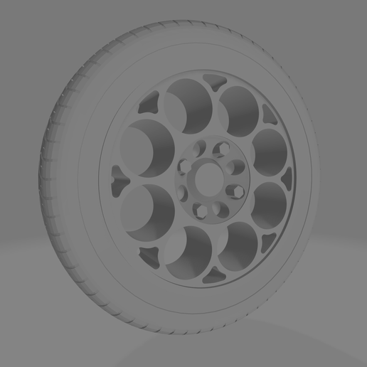 da3d magnum importare trascinare cerchio ruota Tirare messa punto giocattolo pressofuso 1 43 saldare gara 4 3D print model - Mito3D