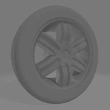 da3d megano nervoso renault nervastelellallanta borda roda Rueda pneu afinação brinquedo diecast 1 43 3d print model - Mito3D