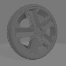 da3d Montana chevrolet 17 llanta borde rueda neumático Afinación juguete fundido presión 1 43 3d print model - Mito3D