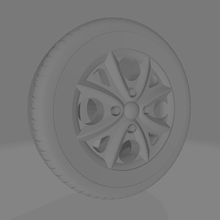 da3d palio rim wheel pull tuning toy diecast 1 43 fiat 3d print model - Mito3D