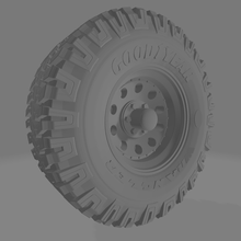 da3d pick baja big foot wrangler rim wheel pull tuning toy diecast 1 43 twister truck van goodyear 3d print model - Mito3D