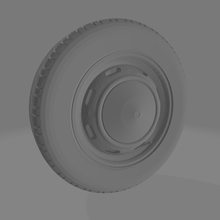da3d renault 6 cerchio ruota Tirare messa punto giocattolo pressofuso 1 43 r6 renol carrello renoleta 3d print model - Mito3D