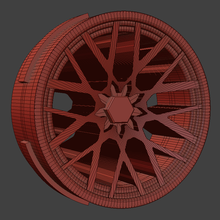 da3d rse rim wheel cover rotiform tires rims wheels tuning 1/43 toys 3d print model - Mito3D