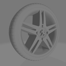 da3d stromboli rim wheel pull tuning toy diecast 1 43 supports peugeot 205 306 307 308 rcz 408 3d print model - Mito3D