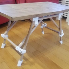 da vinci coffee table low home bass 3d print model - Mito3D