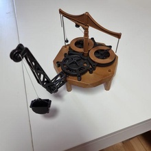 vinci vôo pêndulo relógio gadget brinquedo brinquedos arte leonardo 3d print model - Mito3D