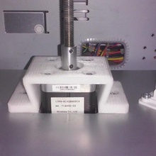 da vinci 10 z-axis bracket noise reduction tool motor mount 3d printer parts 3d print model - Mito3D